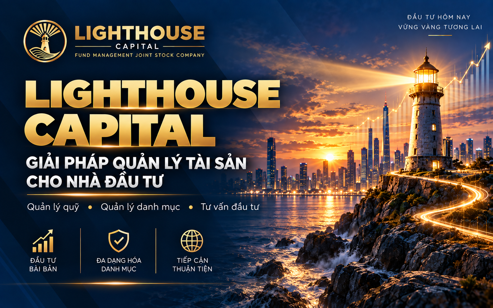 Với hệ sinh thái LHBF, LHCDF, LHFCF cùng nền tảng LHCapital LiMO, hành trình đầu tư có thể bắt đầu đơn giản hơn, rõ ràng hơn và thuận tiện hơn mỗi ngày cùng Lighthouse Capital