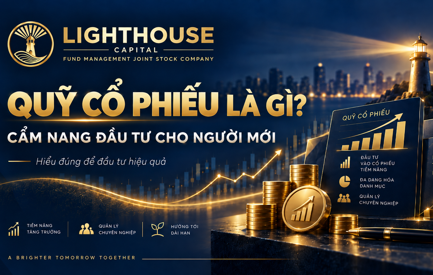 Quỹ cổ phiếu là gì? Tìm hiểu cách hoạt động, lợi ích, rủi ro, NAV, cách lựa chọn quỹ cổ phiếu và kinh nghiệm đầu tư dành cho người mới.